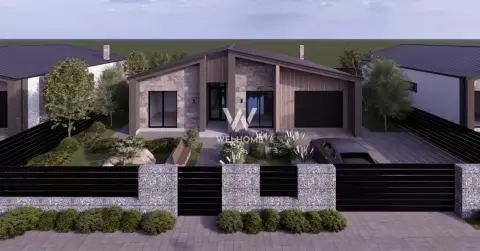 Casa moderna pe un singur nivel in Sura Mica