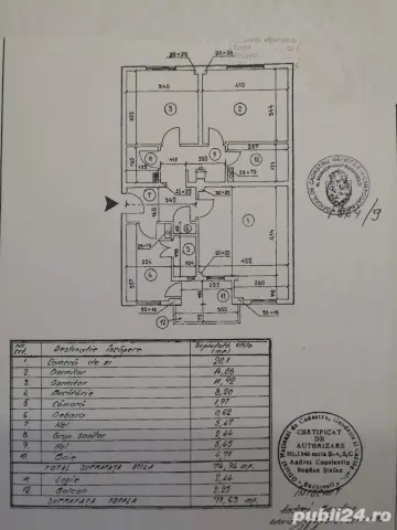 Apartament 3 camere AFI Cotroceni, bloc 4 etaje, constr. 1993 / SCHIMB cu casa