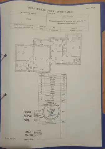 Apartament cu trei camere