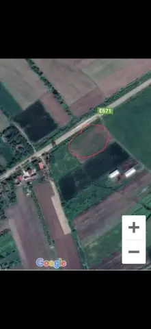 Ag EUROPA vinde 2100mp teren INTRAVILAN langa E671 iesirea Doba.