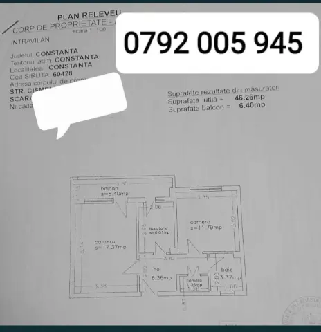 Ciresica-apartament 2 camere