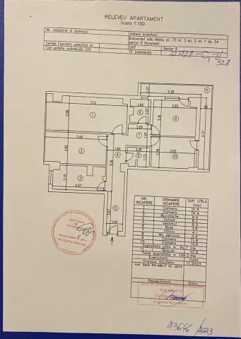 Apartament 4 camere 106 mp la 5 min de Metrou Paci