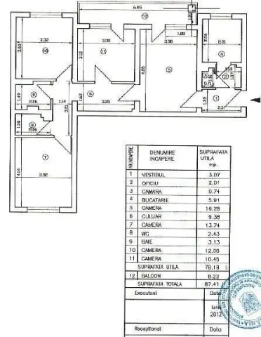 Apartament 4 camere Parc Bazilescu Bucurestii Noi
