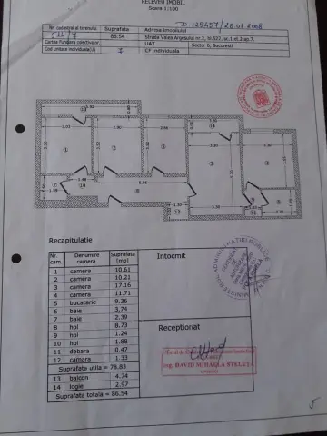 Vand apartament 4 camere Drumul Taberei