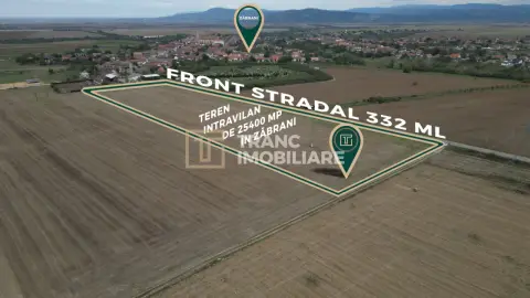 Teren intravilan de 25400 mp cu potențial excepțional pentru investiție în Zăbra
