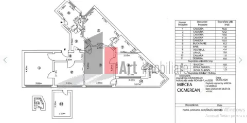 APARTAMENT 5 CAMERE - LASCAR CATARGIU