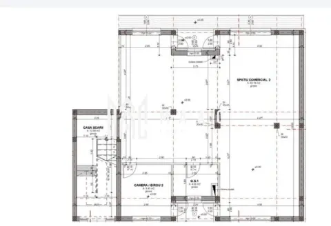 Spatiu Comercial | Open-space | 4 locuri de parcare | 93MPU | Arhitectilor