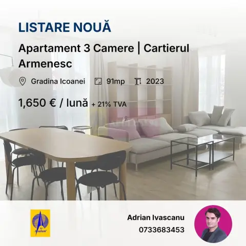 Apartament 3 Camere | OFERTA SPECIALA | Cartierul Armenesc