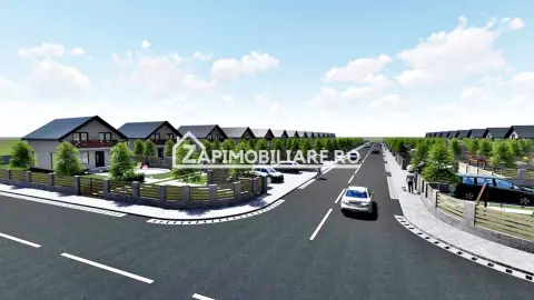 Teren 650mp cu autorizatie de construcției,asfalt,Utilitați